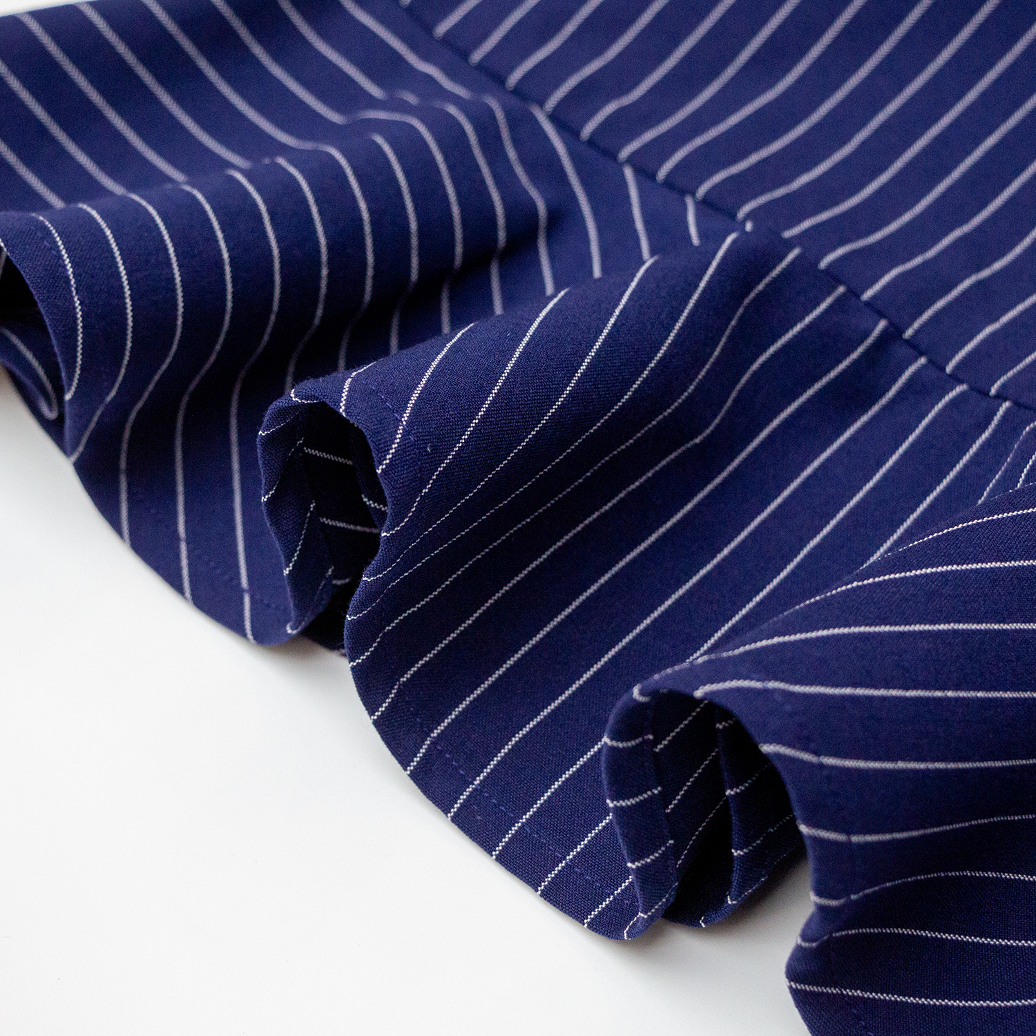 New college style striped V-neck dress